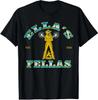 Ellas Fellas Винтажная парная футболка для команды Мужчины Женщины