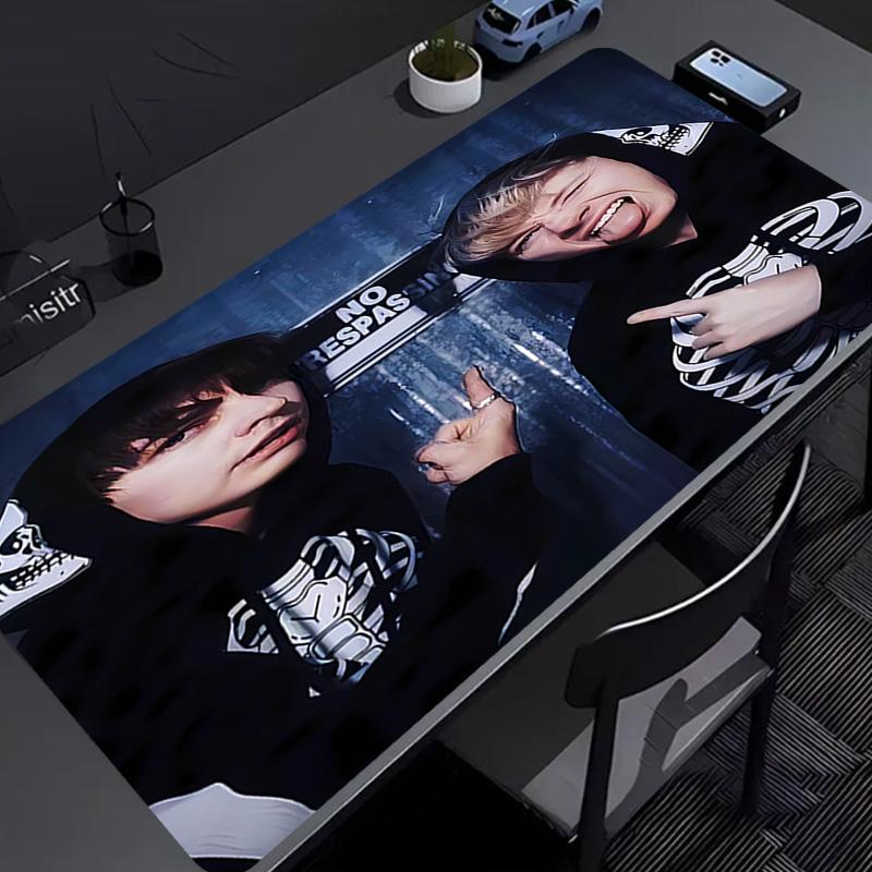 Коврик для мыши Sam and Colby - Нескользящая резиновая основа, Гладкая поверхность для работы, игр, офиса и домашнего использования, Настольный коврик для мыши