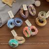 Korean-Japanese Rainbow Hair Tie - High Elasticity for Women & Children, Autumn/Winter Collection