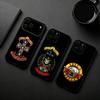 Чехол для телефона Band G-Guns-S N R-Roses Силиконовый Мягкий Для IPhone 17pro 16 15 14 13 12 11 X XR Plus Pro Max Plus