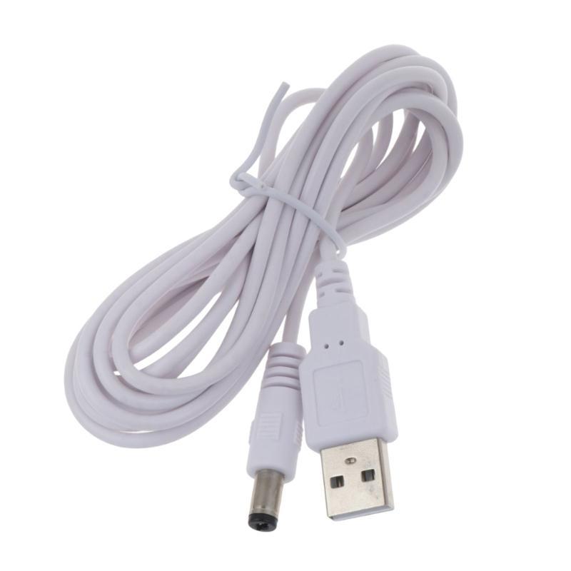 5V Power Cable USB 2.0 Male to 5.5mm x 2.5mm Male Power Cord for Router, LED Light,Speaker 1M/2M3M Cable