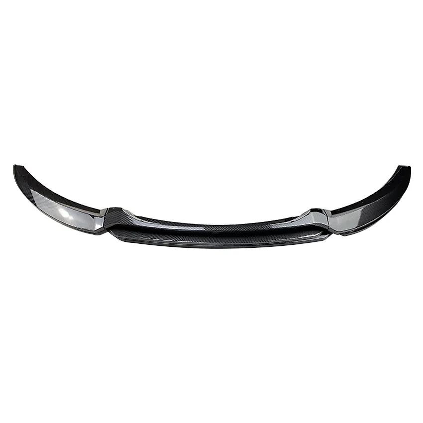 Gloss Black Or Carbon Look Car Front Bumper Lip Splitter For BMW 1 Series E82 E88 2008-2013 Bumper Canard Lip Splitter Body Kit
