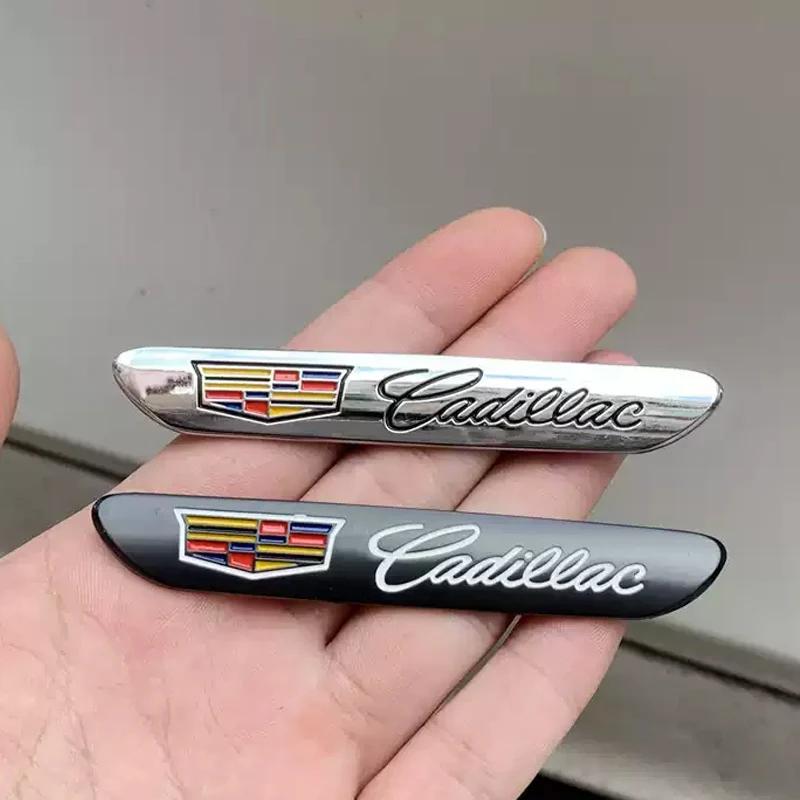 Alloy Car Fender Side Emblem Stickers Rear Trunk Badge for Cadillac ATS BLS CT4 CT5 CT6 CTS ESCALADE EXT SLS STS XT4 XT5 XT6 XTS