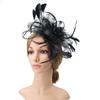 Large Wedding Feather Hair Fascinator On Headband Ladies Day Royal Ascot Races  Aliceband Net