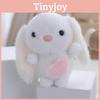 Plush Charming Pink Bunny Keychain Miniature Cuddly Doll Perfect For Childrens Presents