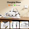 Meta Quest 3S/Quest 3/Quest 2 charging dock, magnetic charging station for VR headphones and controller, with 2 1800mAh recharge