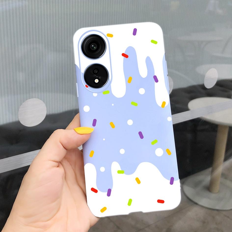 Чехол для OPPO Reno8 T 5G Чехол-обложка OPPO A78 Леопардовый Чехол для телефона Милая Корова Мягкая Задняя крышка Для OPPO Reno 8T 5G A 78 OPPOA78 A1 Pro Чехол