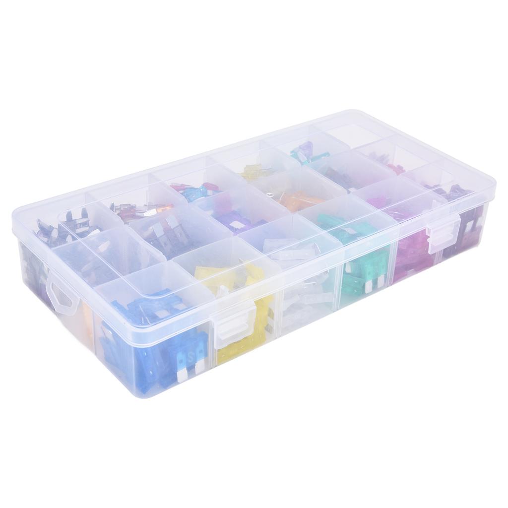 Набор предохранителей-лепестков 485 шт. из алюминиевого сплава, автомобильные предохранители, средние и малые 2A–40A