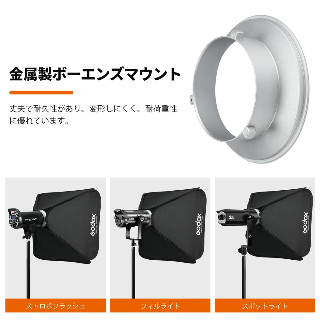 Авторизованный софтбокс GODOX 60x60 см с сетчатым софтбоксом Speed Ring Set Bowens Mount Strobe Softbox Folding Quick Storage Monoblock Strobe Photo Flash Kit Studio