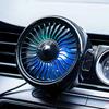 C-Timvasion Heatstroke Prevention, Small, Lightweight, Large Airflow, Car Fan, LED Light Function, Strong Airflow,