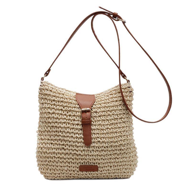 Повседневная сумка-мессенджер Женская большой вместимости Пляжная сумка для отпуска на море Сумка на плечо