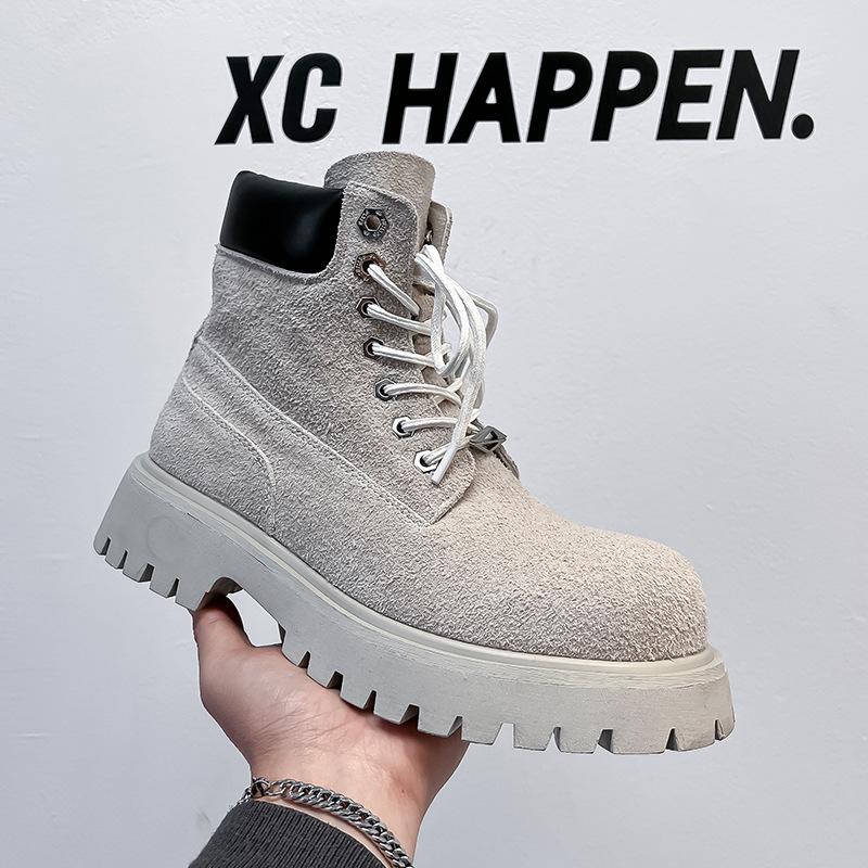 Новые ботинки Martin с толстой подошвой, с завышенной талией, в стиле ретро, со шнуровкой спереди, универсальные, для отдыха на природе, 66681-A