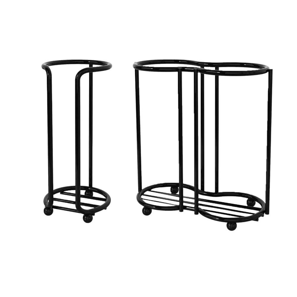 Multifunctional Paper Cup Holder Stainless Steel Paper Cup Organizer Living Room