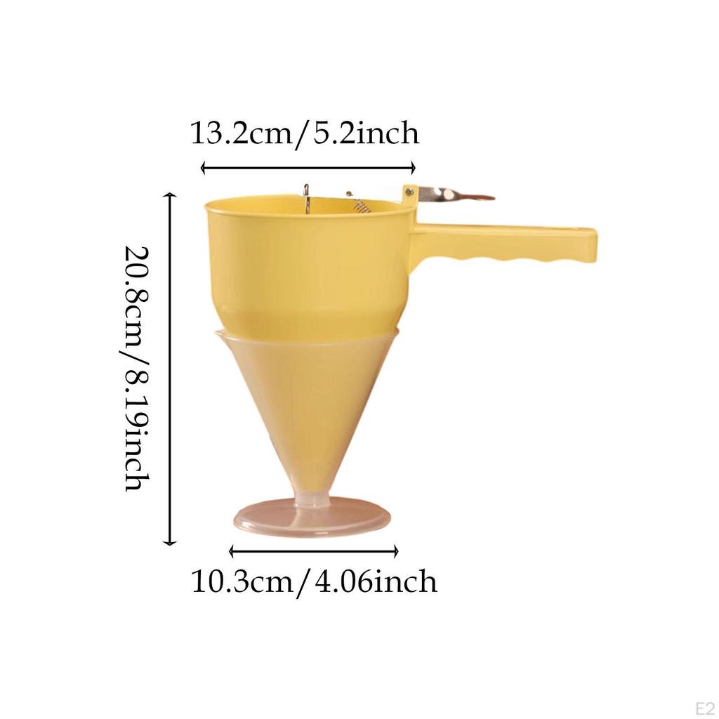 Диспенсер для теста, кондитерская воронка, кухонная утварь, удобная ручка, инструмент для выпечки торта