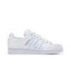 adidas Superstar Big Kid 'Iridescent' (Unisex) Cloud White / Cloud White / Core Black Kids' Skateboarding Shoes GV8899