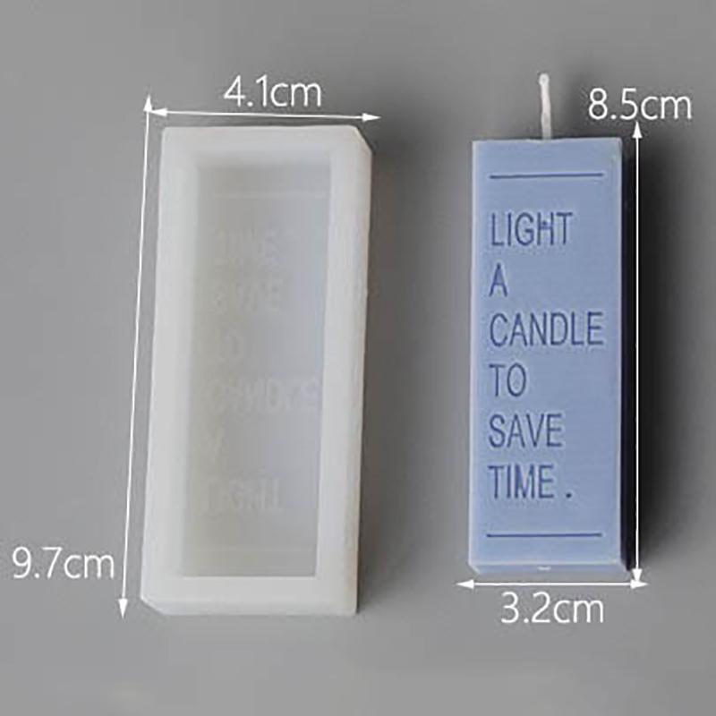 Форма для ароматерапевтической свечи, силиконовая, простая линия, формы для расплава воска, принадлежности для самостоятельного изготовления