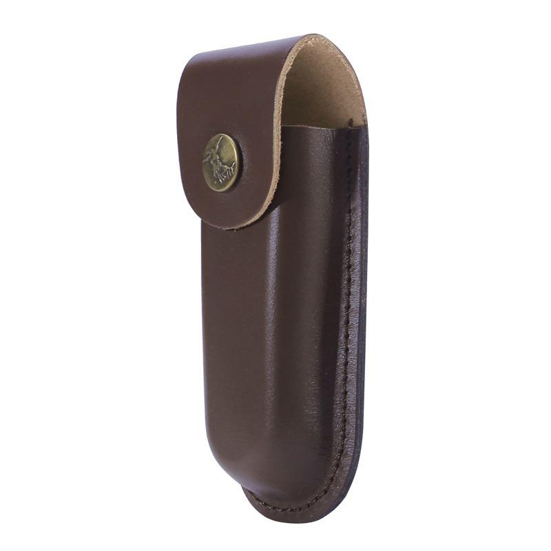 Коричневый чехол для ножа из коровьей кожи верхнего слоя, ножны, чехол для складного ножа, набедренная повязка, поясной защитный чехол для ножа