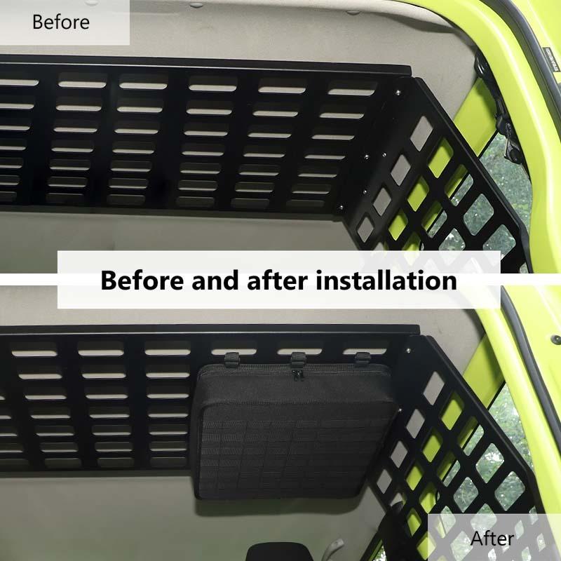 Сумка-органайзер для багажника автомобиля, задняя дверь, подходит для Jeep Wrangler JK/JL, 4-дверная версия для Suzuki Jimny, 2019, для уборки и уборки