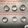 4Pcs/set 55mm 56mm 56mm 63mm 65mm 70mm 76mm Car Wheel Hub Cap Centre Cover for Jetta Passat Polo Tiguan Touareg