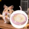Ceramic Hamster House Small Animal Hideout Cave Cartoon Multipurpose Food Bowl Mushroom Shaped for