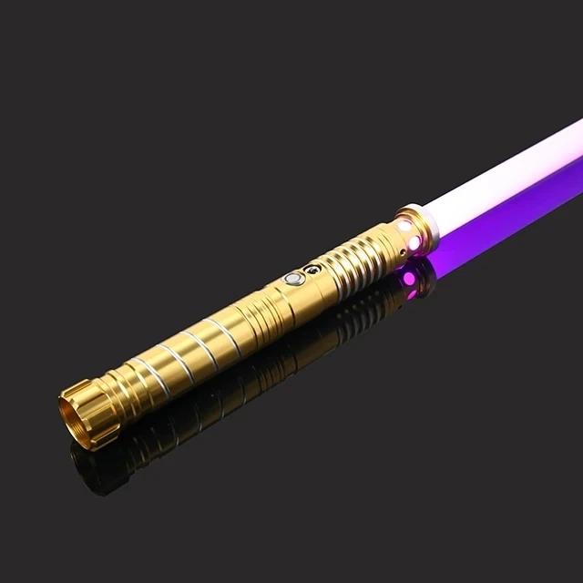 Металлический световой меч RGB, лазерный меч, игрушки, световой меч, Espada Brinquedos Saber De Luz Juguetes, Kpop Lightstick Zabawki Oyuncak
