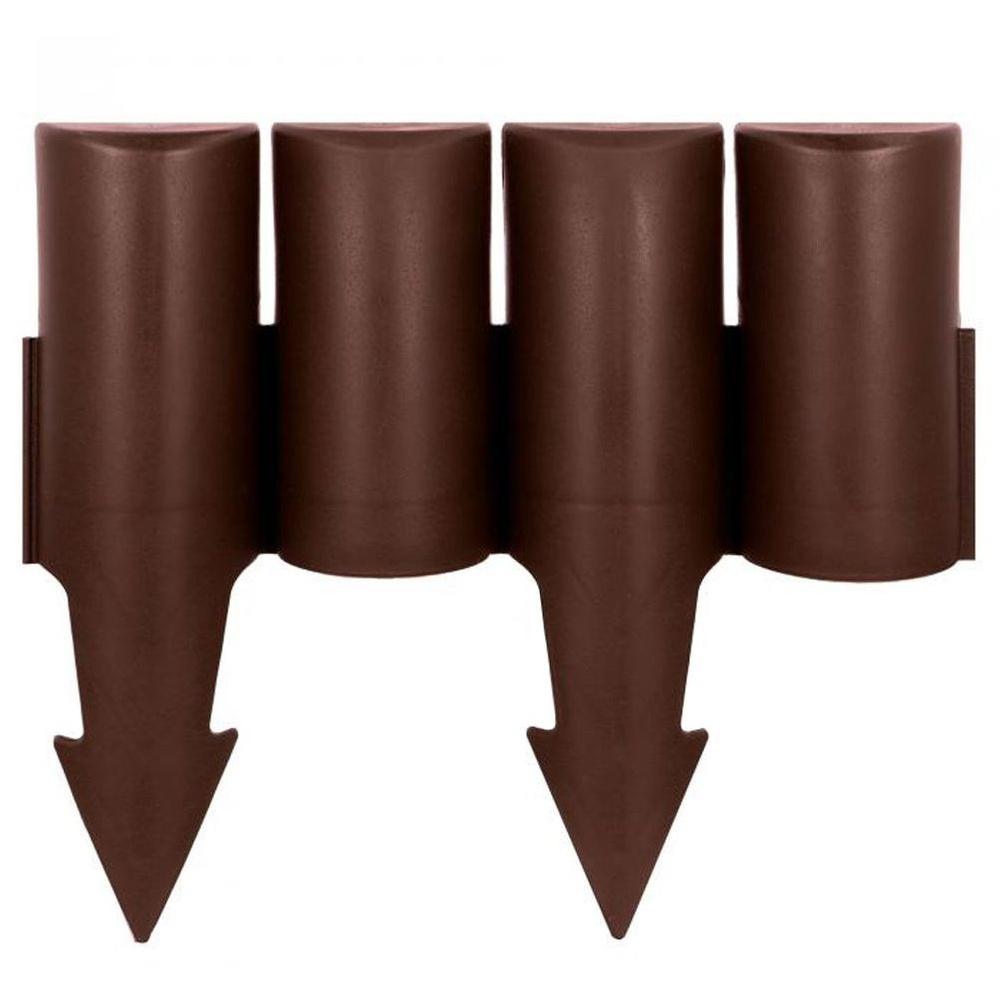 Brown garden palisade 25 cm