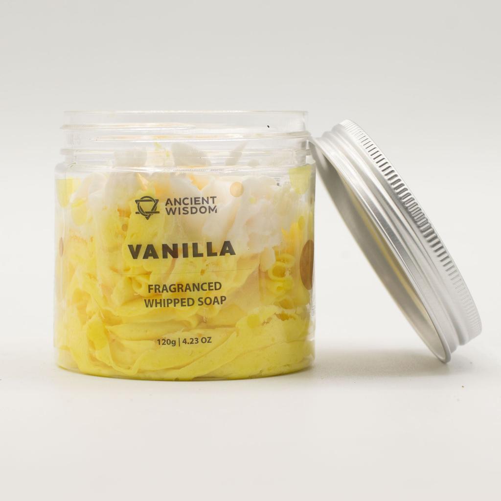 2x Vanilla Whipped Soap 120g