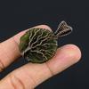 Tree Of Life Moldavite Pendant Gemstone Jewelry, 999 Copper Wire Wrapped Handmade Pendant, Latest Design Jewelry