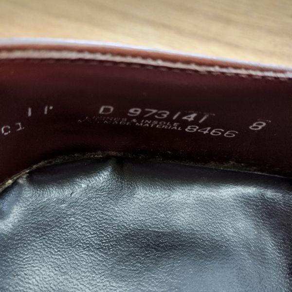 NUNN BUSH USA винтажные кожаные туфли с U-образным мысом 11D 28.5-29.5 коричневые Goodyear(ИСПОЛЬЗОВАЛ)