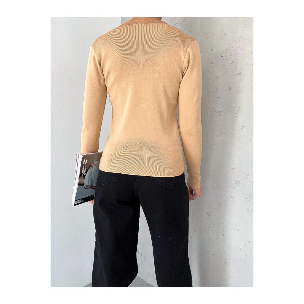 Женский трикотаж с квадратным воротником, сезонный свитер