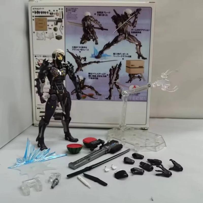 Metal Gear Rising: Revengeance Raiden Артикулируемые Фигурки Действия ПВХ brinquedos Игрушки