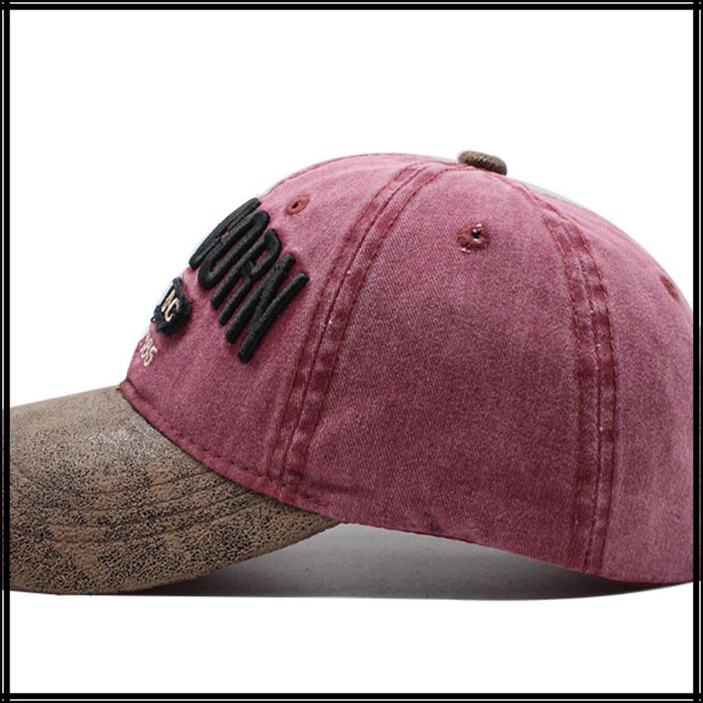 Hat Cap Vintage English Letters Cool Outdoor Casual Fashion CZ183 [White Fang] Men's (Navy)