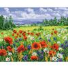 Painting By Numbers For Adults Starter Kits Field Flowers Picture With Numbers Personalized Gift Home Decors 40x50cm