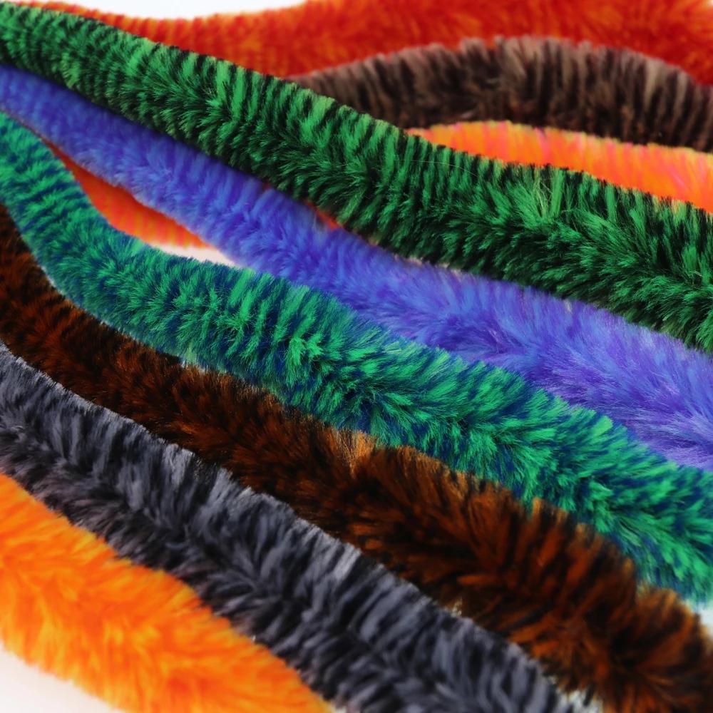 Bimoo 8 "~ 9" новая приманка Magnum Dragon Tail двухцветная смешанная мягкая синтетическая синель для морской рыбалки, приманка для приманки, материал для привязывания рыбы