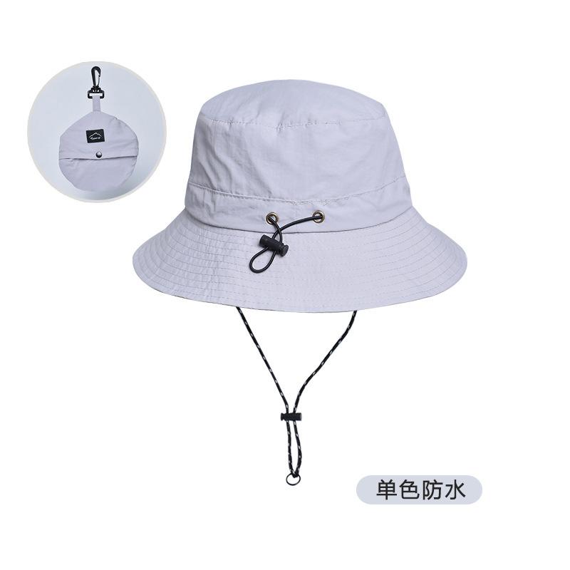 Новая летняя водонепроницаемая шляпа-ведро для мужчин, для рыбалки, альпинизма, складная, для хранения, цветная, солнцезащитная шляпа для детей