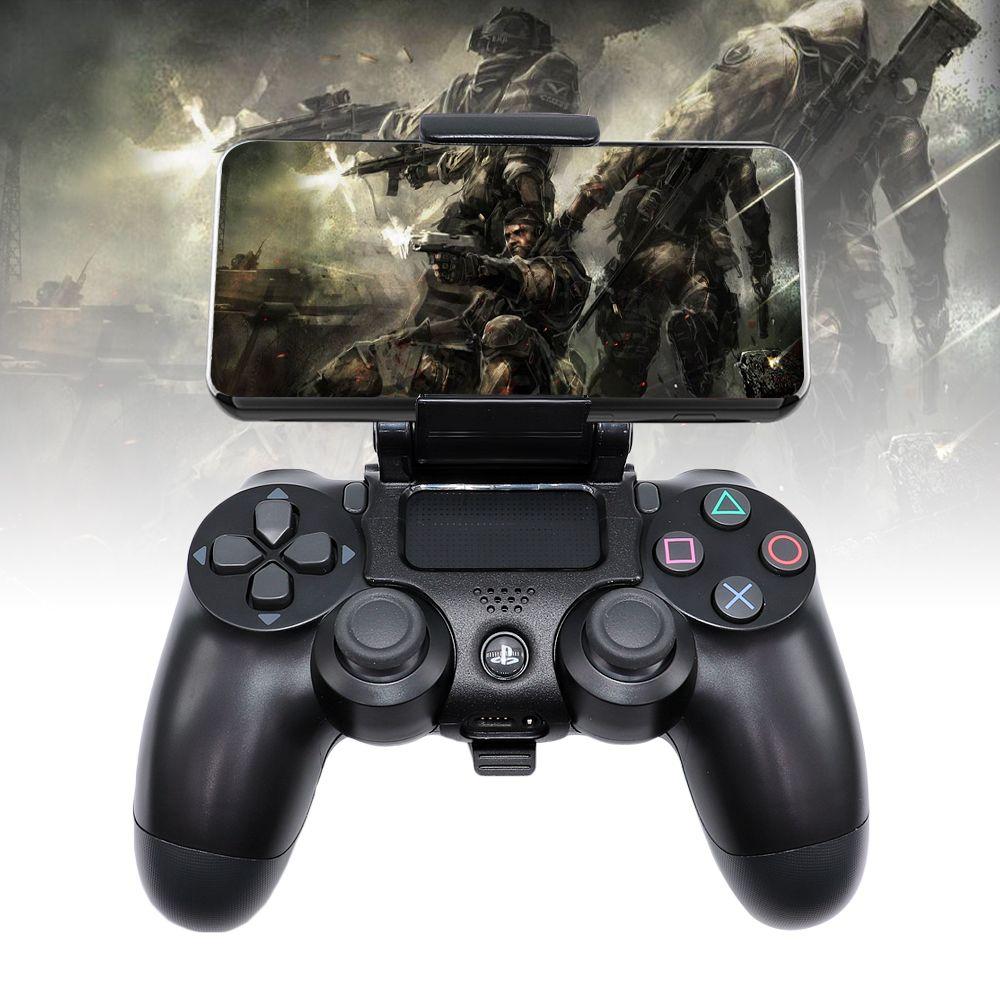 Удобная подставка для крепления геймпада для видеоигр, держатель для телефона, контроллер, зажим для смартфона, кронштейн для ручки