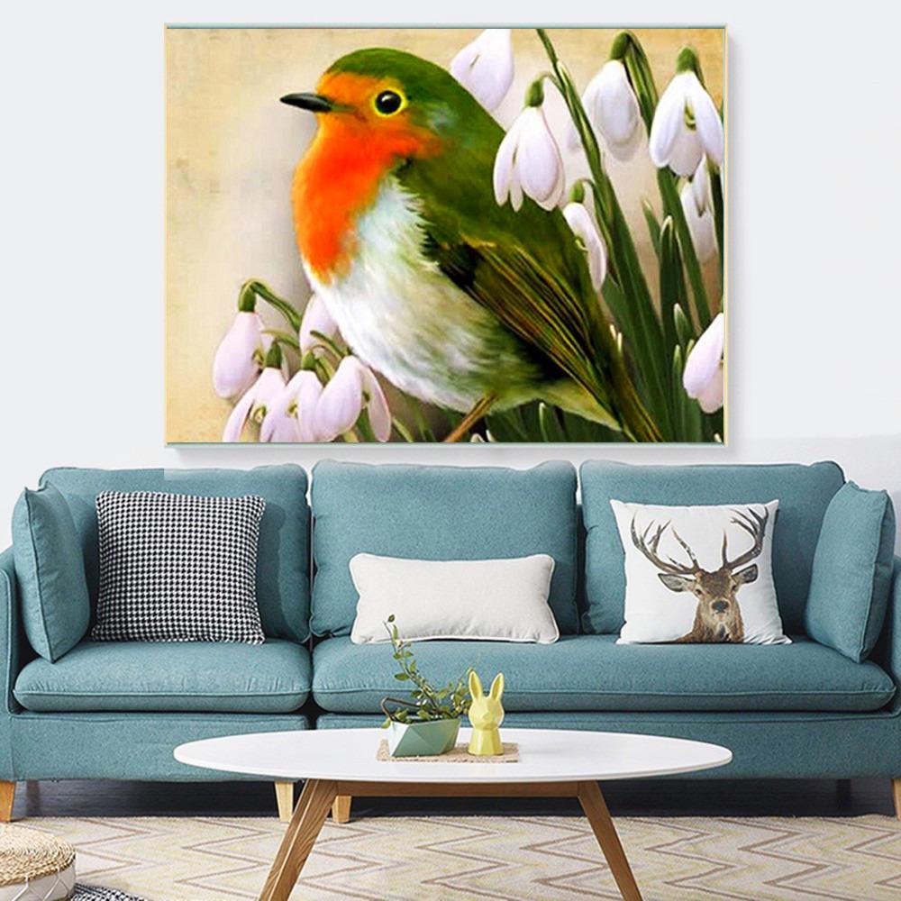 5D Diamond Painting Bird Diamond Mosaic Animal Full Round Diamond Embroidery Sale Picture