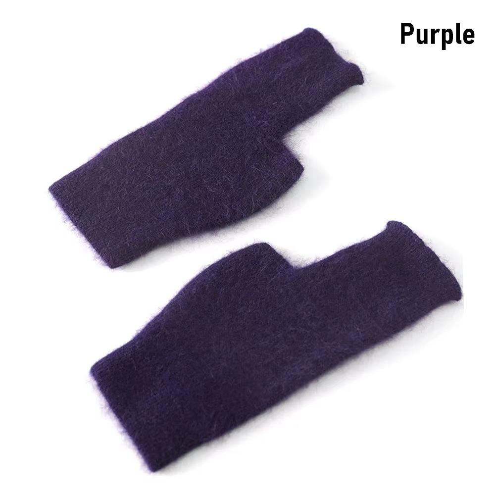 Wrist Length Winter Gloves Warm Knitted Wool Gloves Fashion Cashmere Gloves Unisex