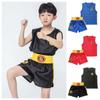 Free Combat Dragon Kick Boxing Suit Shorts Sanda Uniform MMA Muay Thai Shorts and T-Shirts  Women