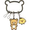 [San-X] Карабин-брелок для детей, Rilakkuma & Kiiroitori держатель для ключей, один размер