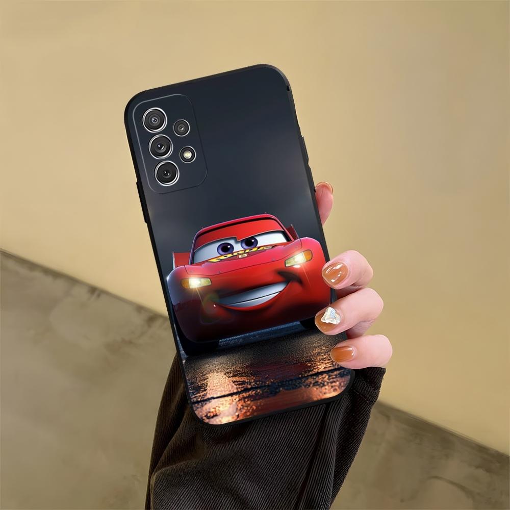 Чехол для телефона Cars Flash M-McQueen Красный-95 для Samsung S24 S25 S20 S26 S21 S22 S23 Ultra Fe Plus A05 A06 A16 A26 A36 A56
