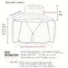 Рыболовная шляпа с защитой от ультрафиолета, шейным фиксатором и большими полями, идеально подходит для активного отдыха летом