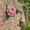 Iron Art Wall Mounted Hanger Colorful Bird Cage Rack Multi-functional Plant Hanging Bracket  Indoor
