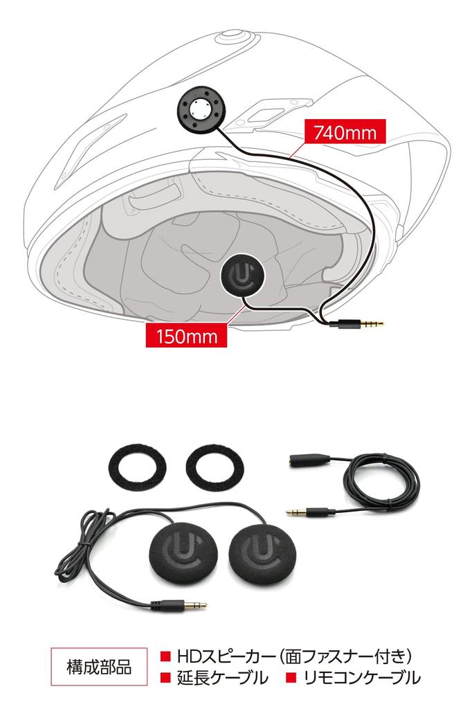 Daytona Motorcycle Earphones for Stereo Jack Smartphone Compatible HD Helmet Speaker 2 25030 3.5