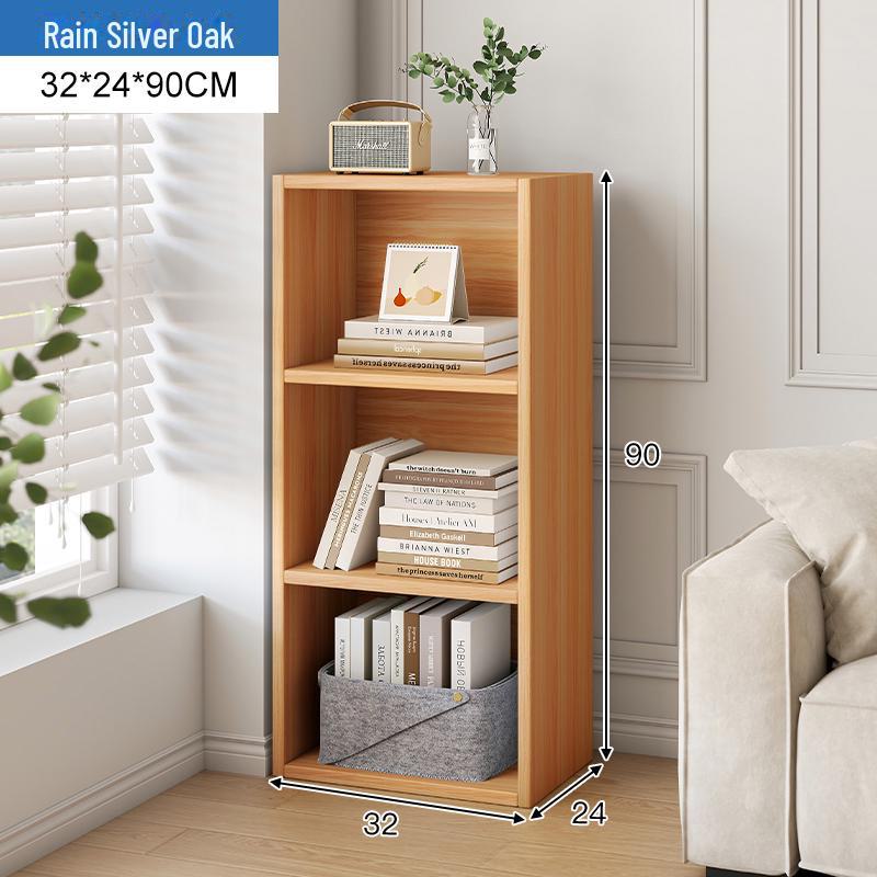 Компактная угловая книжная полка: Небольшой узкий стеллаж для хранения вещей дома или в офисе