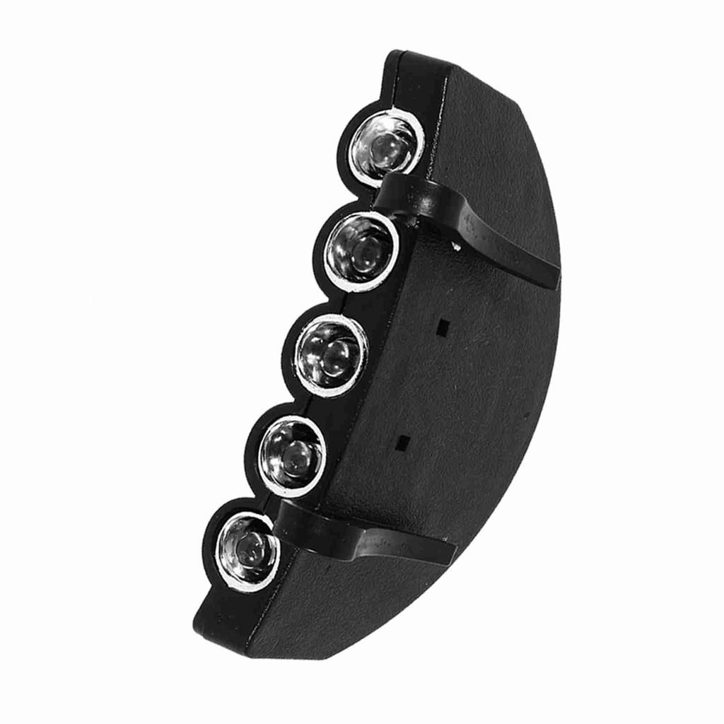 5 светодиодных фонарей для кепки, шляпы, козырька, фонарика, налобного фонаря, рыбалки, пешего туризма, велоспорта, кемпинга