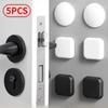 1PCS Silicone Door Stopper Handle Bumpers Self Adhesive Mute Anti-Shock Protection Porte Pad Round Square Wall Protector Pad