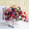 1 Bouquet Artificial Plastic Rose Flower Plant Home Office Shop Decoration
