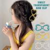 1pcs Sweet Transparent Hair Claw Large Shark Clip For Women Girl Headwear Hair Romantic Childre F6M3