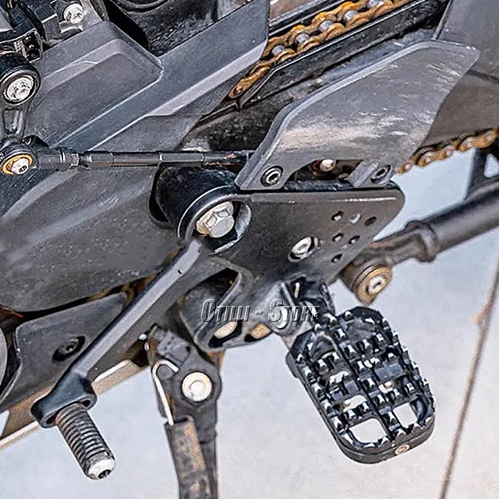 Motorcycle Accessories CNC Front Footrest Adjustable Extend Foot Pegs Foot Rest For CFMOTO 800MT CF 800 MT 900MT Explore